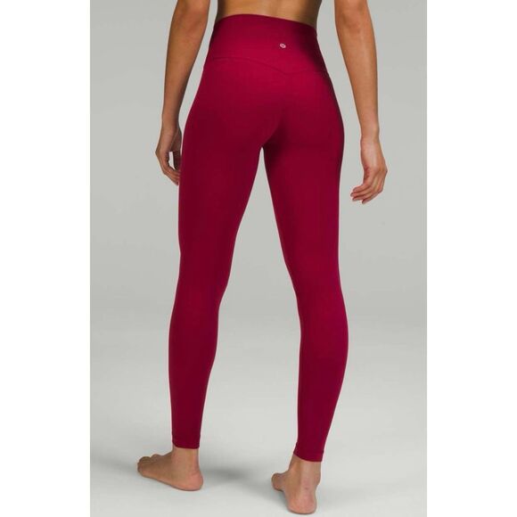 Lululemon Align 4 / XS High-Rise Pant 28" Pomegranate - Picture 1 of 7